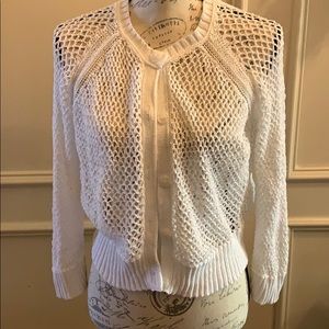 Michael Stars Fishnet Cardigan